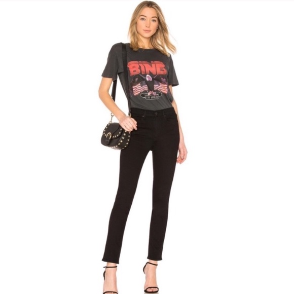 Rag & Bone High Waist Cigarette Leg Coal Jeans - Picture 7 of 8